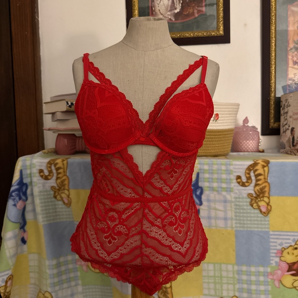 Red lingerie